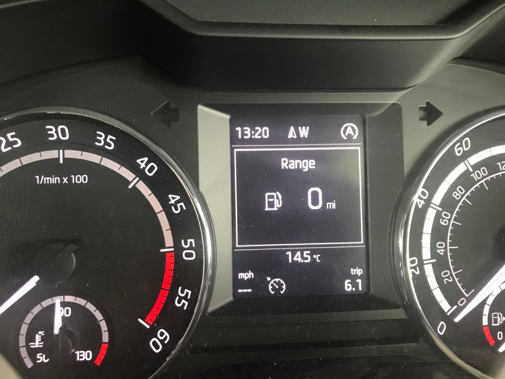 Running on Fumes. Just how much fuel do you have on empty? Skoda Octavia MK3 | Hypermiling | Fuel saving Tips | News | Forum